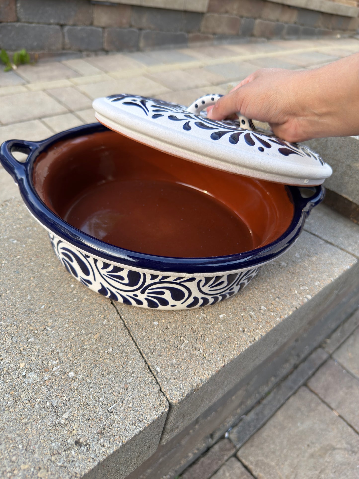 Cazuela con tapa Gray/Blue