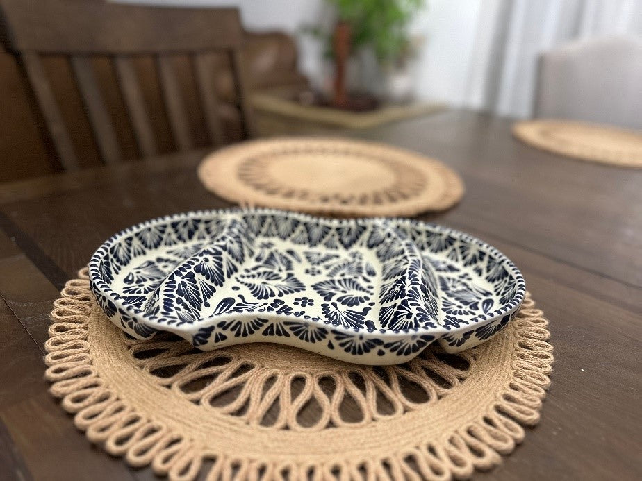 Botanero Largo Talavera (Cream/Blue)