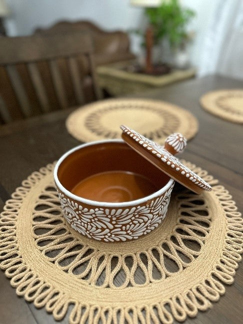 Tortillero Talavera (Brown/White)