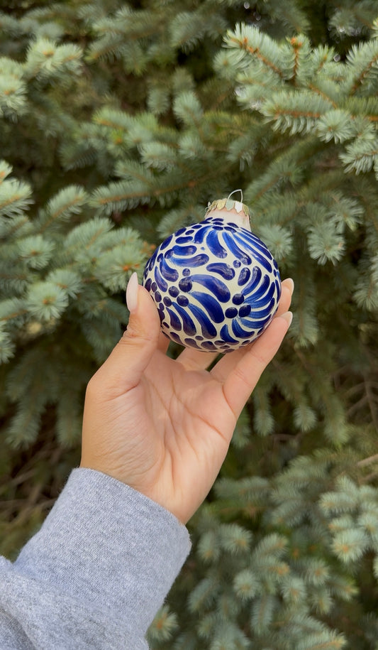 Talavera Esfera Azul