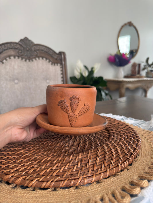 Franco De Santiago Nopal Taza Y Plato