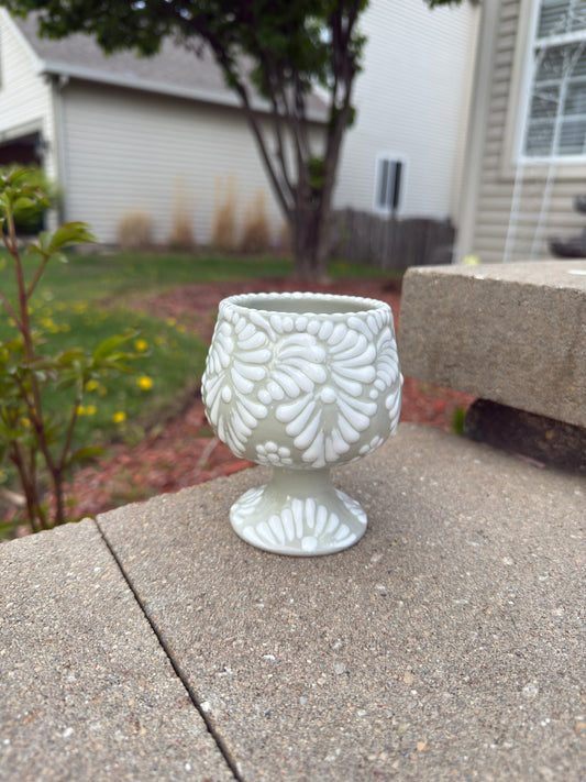 Talavera Copa "Chalise" Beige/White