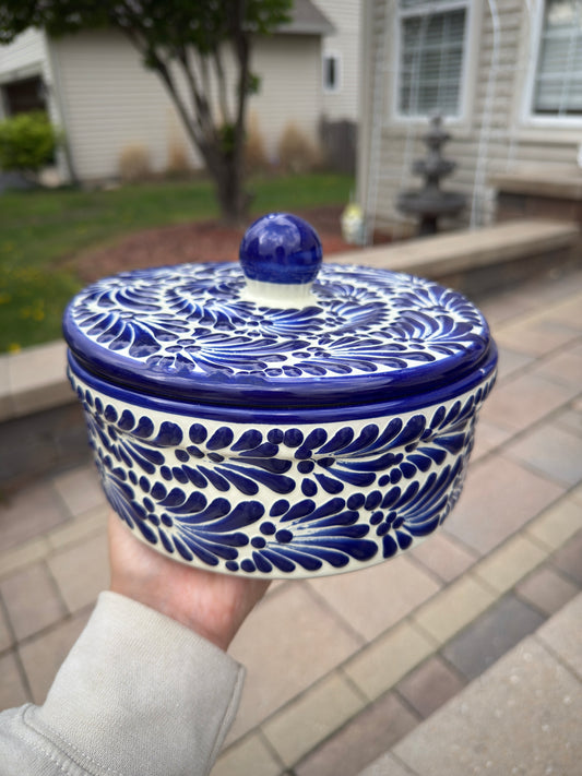 Tortillero Talavera (White/Blue)