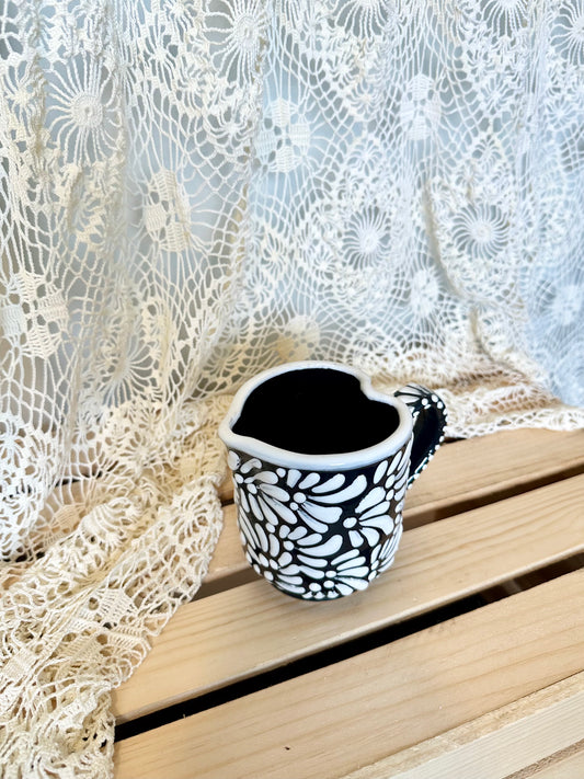 Small Talavera Heart Mug in Black