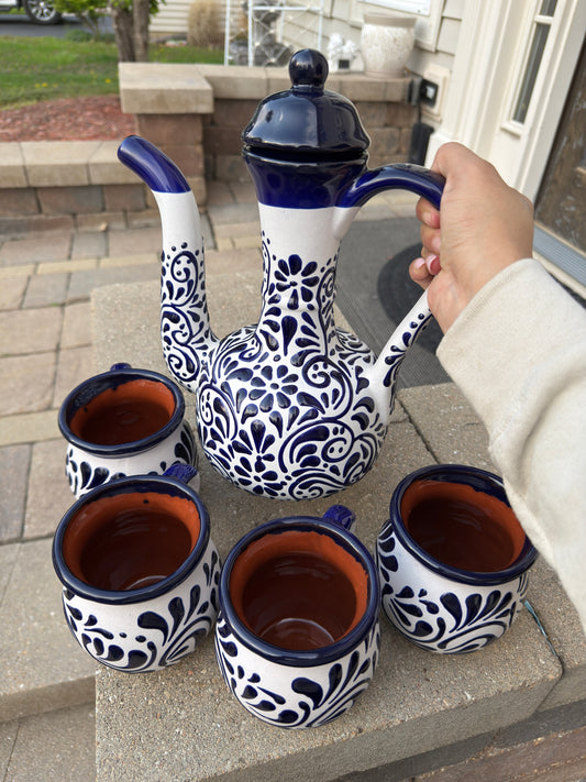 Cafetera Lux Ceramica Gray/Blue