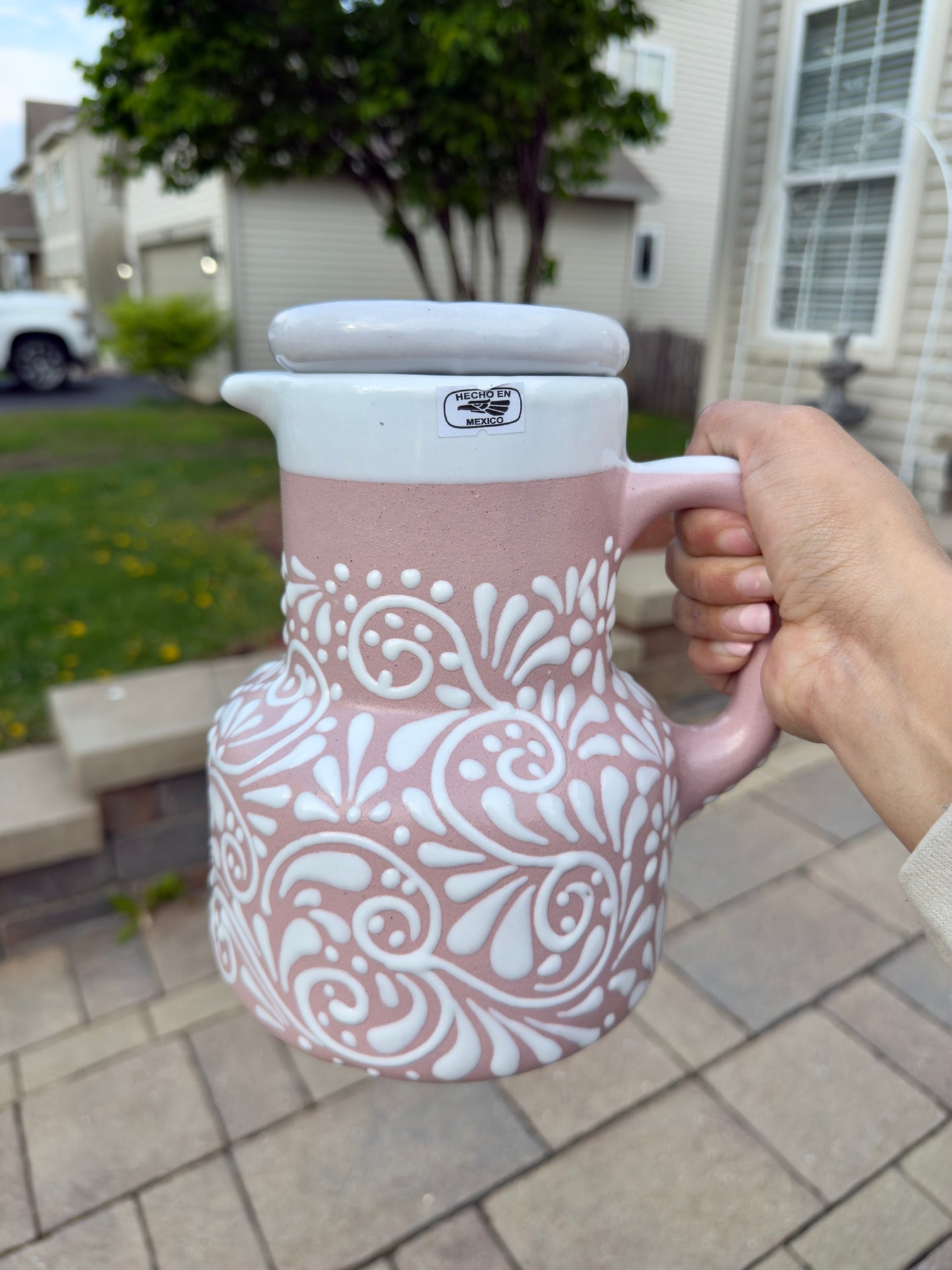 Jarra Vasito Pink/White